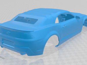 camaro convertible 2014 printable body car 3D Print Model