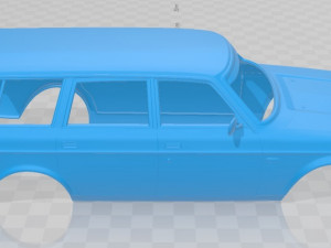 volvo 245 wagon 1975 printable body car Modèles 3D en vedette