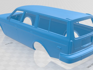 volvo 245 wagon 1975 printable body car Modèles 3D en vedette