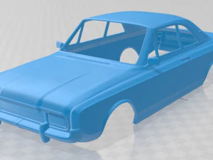 Taunus coupe 1968 printable body car 3D Print Model