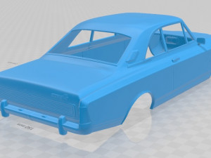 Taunus coupe 1968 printable body car 3D Print Model