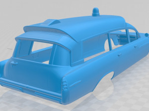 bonneville ambulance kennedy 1963 printable body car Model do druku 3D