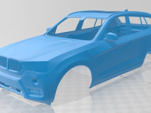 x3 2015 printable body car Modèles 3D en vedette