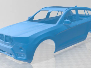 x3 2015 प्रिंट करने योग्य बॉडी कार 3D प्रिंट मॉडल