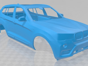 x3 2015 printable body car 3D 打印模型
