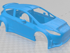 fiesta r5 printable body car 3D Принт Модель