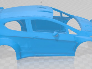 fiesta r5 printable body car 3D Принт Модель