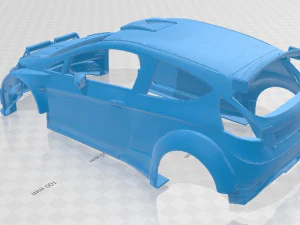 fiesta r5 printable body car 3D Print Model