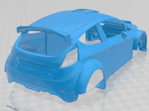fiesta r5 printable body car 3D Print Model