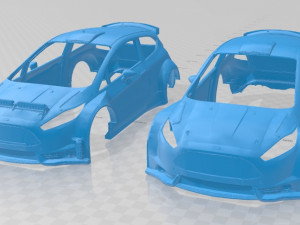 fiesta r5 printable body car 3D Print Model