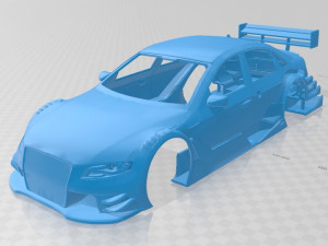 a4 dtm printable body car Modèles 3D en vedette