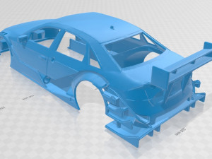 a4 dtm printable body car 3D 프린트 모델