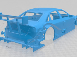 a4 dtm printable body car 3D 프린트 모델