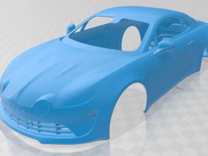renault alpine a110 2018 printable body car 3D Print Model