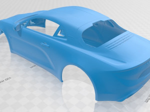 renault alpine a110 2018 printable body car Modello di stampa 3D