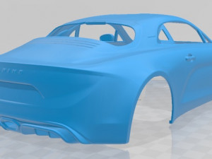 renault alpine a110 2018 printable body car Modello di stampa 3D
