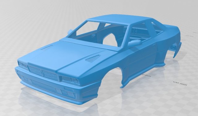 maserati shamal 1990 printable body car 3D प्रिंट मॉडल .c4d .max .obj .3ds .fbx .stl .blend 