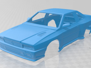 maserati shamal 1990 printable body car 3D Print Model