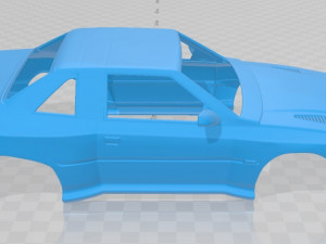 maserati shamal 1990 printable body car 3D प्रिंट मॉडल