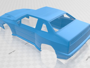 maserati shamal 1990 printable body car 3D प्रिंट मॉडल