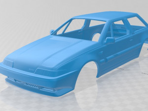 volvo 480 1986 printable body car 3D Print Model