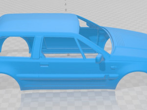 volvo 480 1986 printable body car 3D-Druckmodell