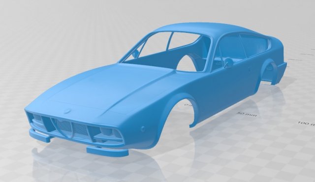 alfa romeo gt 1300 1972 printable body car 3D Print Model .c4d .max .obj .3ds .fbx .stl .blend 
