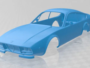 alfa romeo gt 1300 1972 printable body car 3D Baskı Modeli