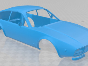 alfa romeo gt 1300 1972 printable body car 3D Print Model