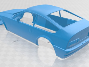 alfa romeo gt 1300 1972 printable body car 3D Print Model