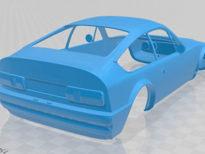 alfa romeo gt 1300 1972 printable body car 3D Print Model