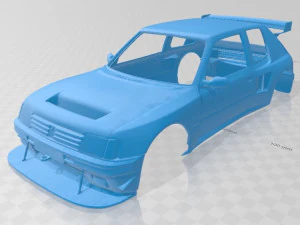peugeot 205 turbo 1984 printable body car 3D Print Model