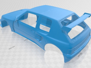 peugeot 205 turbo 1984 printable body car 3D Print Model