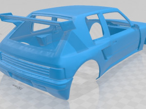 peugeot 205 turbo 1984 printable body car 3D Print Model