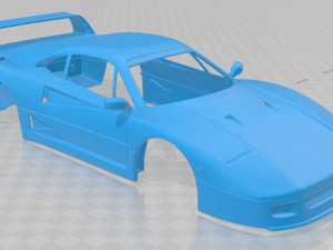 ferrari f 40 1987 printable body car 3D Baskı Modeli
