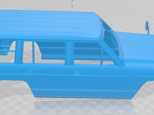 Nissan patrol 1980 printable body car Model Cetak 3D