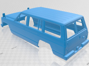 Nissan patrol 1980 printable body car Model Cetak 3D