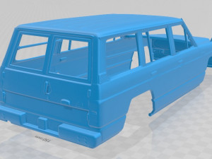 Nissan patrol 1980 printable body car Model Cetak 3D