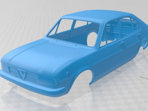 alfa romeo alfasud 1972 printable body car Modelo de impresión 3D