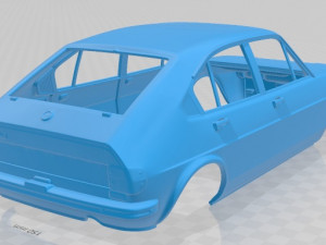 alfa romeo alfasud 1972 printable body car Modelo de impresión 3D