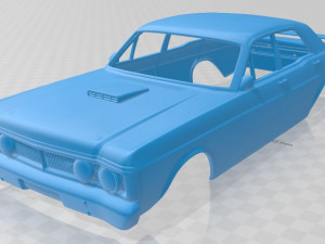 falcon gt-ho 1971 printable body car 3D Print Model
