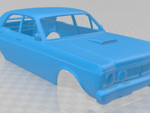 falcon gt-ho 1971 printable body car Modello di stampa 3D
