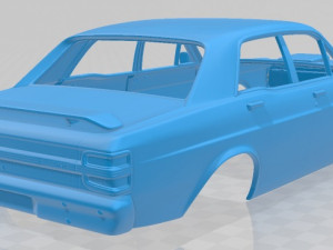 falcon gt-ho 1971 printable body car Modello di stampa 3D