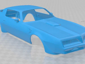 ファイアバード トランザム 1977 印刷可能なボディカー 3Dプリントモデル