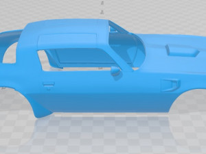 firebird trans am 1977 printable body car 3D Baskı Modeli