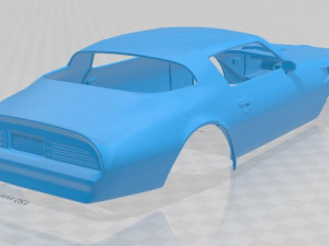 firebird trans am 1977 printable body car 3D Baskı Modeli