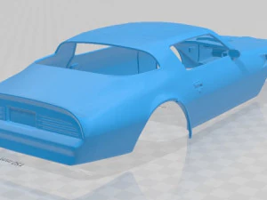 ファイアバード トランザム 1977 印刷可能なボディカー 3Dプリントモデル