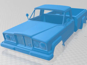 jeep gladiator 1962 body mobil printable Model Cetak 3D