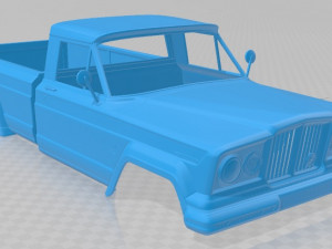 jeep gladiator 1962 printable body car 3D Принт Модель
