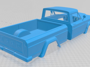 jeep gladiator 1962 printable body car 3D Принт Модель
